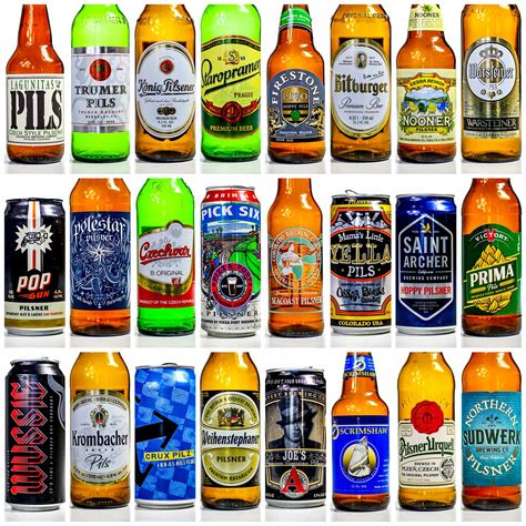 types of pilsner beer.